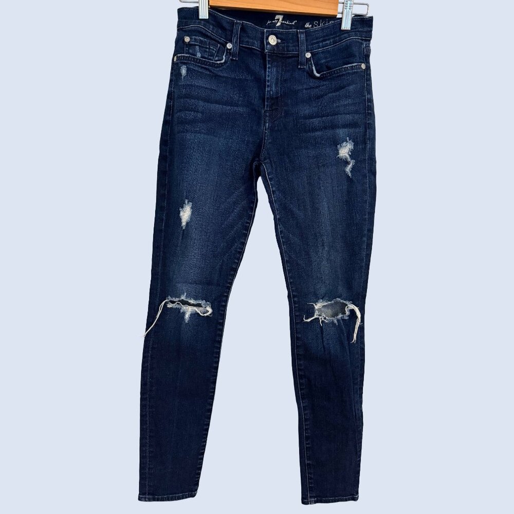 7 For All Mankind “The Skinny” Distressed Jeans. Rarely Worn!